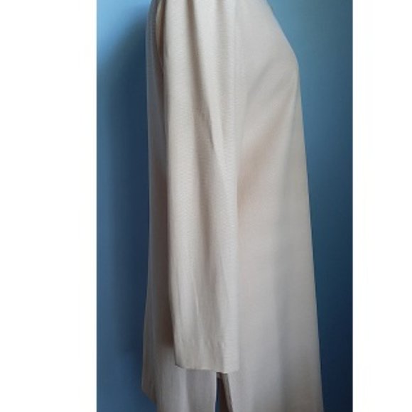 Vintage Lanz Originals of Salsburg Button-Down Tunic Pale Yellow Size 14 - Picture 3 of 10